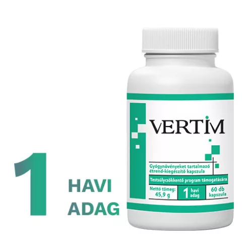 Vertim gyógynövényeket tartalmazó étrend-kiegészítő kapszula 60 db