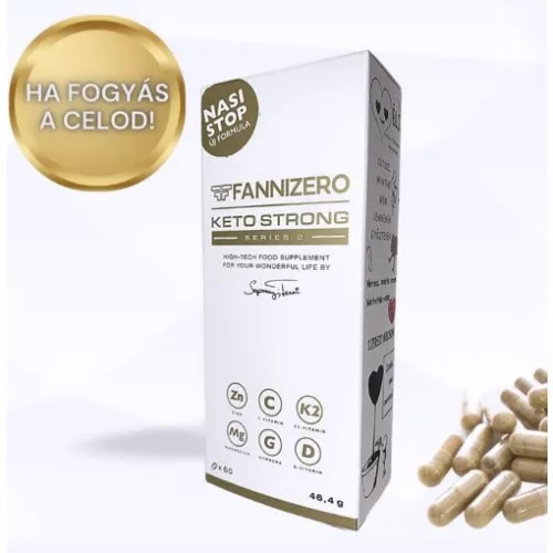 Fannizero keto strong series 2. nasistop 60 kapszula