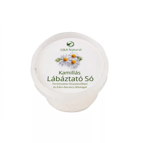 G&A Natural Kamillás Lábáztató Só Édesnarancs Illóolajjal 120 g