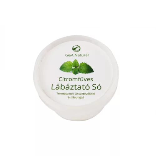 G&A Natural Lábáztató Só Citromfüves Illóolajjal 125 g