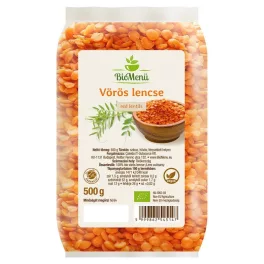 BioMenü BIO VÖRÖS LENCSE 500 g