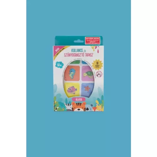 Elysium kullancs- és szúnyogriasztó állatos tapasz enyhébb aromával (0-3 éves kor között) - 60 db