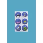 Elysium kullancs- és szúnyogriasztó űrhajós tapasz intenzívebb aromával (3 éves kortól) - 60 db