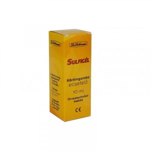 Dr. Debreceni sulfigél körömgomba ecsetelő 10 ml - bio és natúr kozmetikumok