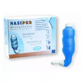 Nasipur orröblítő készülék+orröblítő só 30db 1 db - bio és natúr kozmetikumok