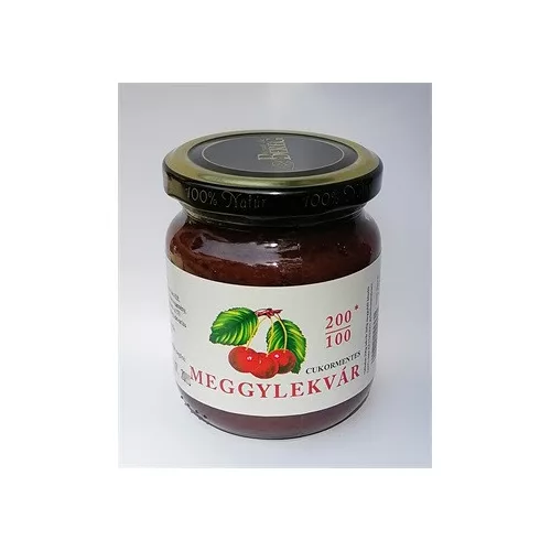 Eredeti szatmári cukormentes meggylekvár 240 g