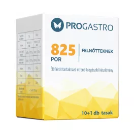 Progastro 825 por felnőtteknek élőflórát tartalmazó étrend-kiegészítő készítmény 10+1 db tasak - bio és vegán étrendkiegészítők
