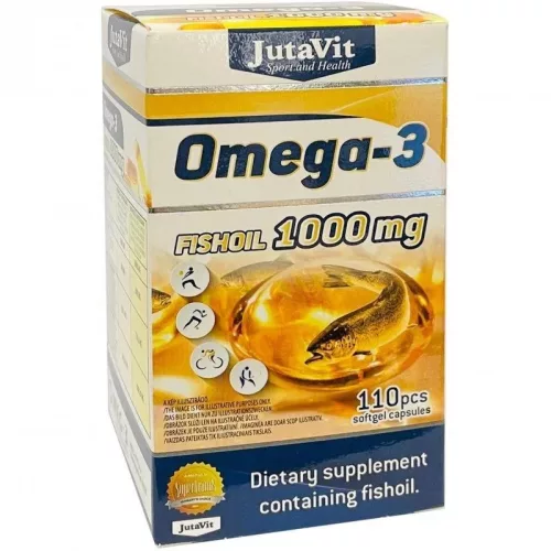 Jutavit omega-3 halolaj kapszula 1000mg 100 db - bio és vegán étrendkiegészítők