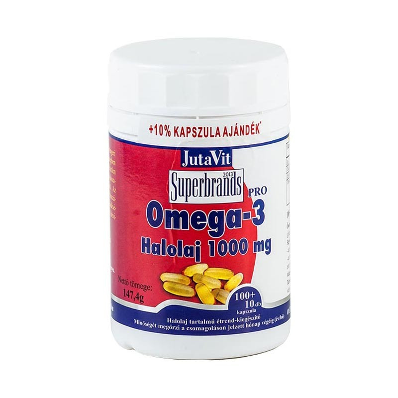 Jutavit omega3 halolaj kapszula 1000mg 100 db