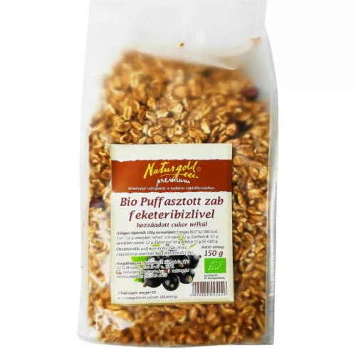 Naturgold bio puffasztott zab natúr 100 g - bio és új hullámos étkezés