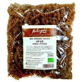 Naturgold bio tönköly tészta orsó teljes őrlésű 250 g - bio és új hullámos étkezés