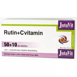 Jutavit rutin+c vitamin tabletta 60 db - bio és vegán étrendkiegészítők