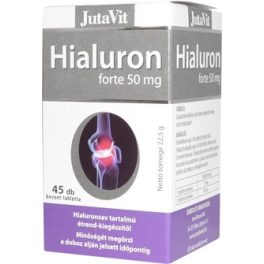 Jutavit hialuron forte 50mg tabletta 45 db - bio és vegán étrendkiegészítők