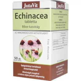 Jutavit echinacea tabletta 50db - bio és vegán étrendkiegészítők