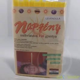 Nap-Fény fülgyertya levendula 10 db - bio és natúr kozmetikumok