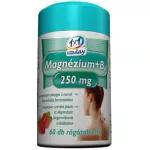 1x1 vitaday magnézium+b6 250mg rágótabletta epres 45 db - bio és vegán étrendkiegészítők