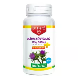 Dr.herz máriatövismag olaj 500mg kapszula 60 db - bio és új hullámos étkezés