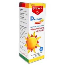 Dr.herz d-vitamin csepp 50 ml - bio és vegán étrendkiegészítők