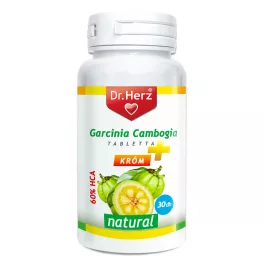 Dr.herz garcinia cambogia tabletta 30 db - bio és vegán étrendkiegészítők