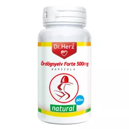 Dr.herz ördögnyelv forte 500 mg kapszula 60 db - bio és vegán étrendkiegészítők