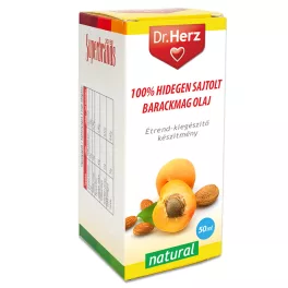 Dr. herz barackmag olaj 100% hidegen sajtolt 50ml - bio és új hullámos étkezés