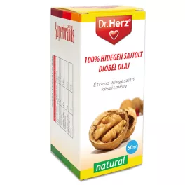 Dr.herz dióbél olaj 100% hidegen sajtolt 50ml - bio és vegán étrendkiegészítők