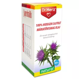 Dr.herz máriatövismag olaj 100% hidegen sajtolt 50 ml - bio és vegán étrendkiegészítők