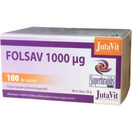 Jutavit folsav 1000 µg 100 db - bio és vegán étrendkiegészítők