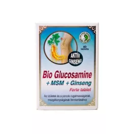 Dr.chen bio glucosamine+msm+ginseng forte tabletta 40 db - bio és vegán étrendkiegészítők