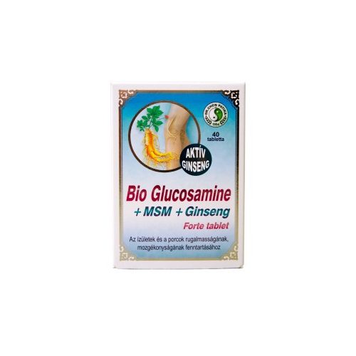 Dr.chen bio glucosamine+msm+ginseng forte tabletta 40 db