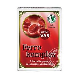 Dr.chen ferro komplex kapszula 30 db - bio és vegán étrendkiegészítők