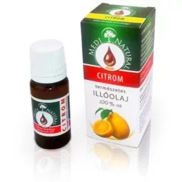 Medinatural citrom 100% illóolaj 10 ml - aromaterápiához és wellnesshez