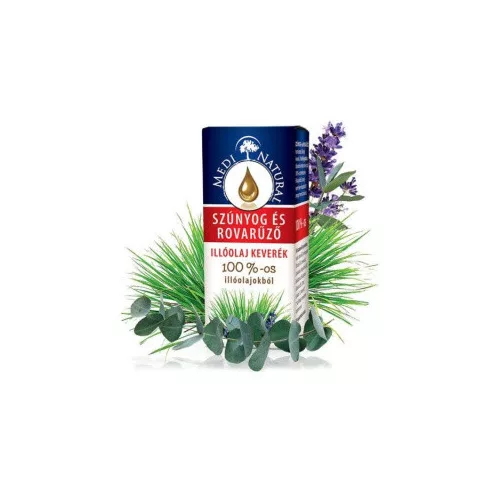 Medinatural illobello szúnyog és rovarűző illóolaj keverék 10 ml - bio és natúr tisztítószerek