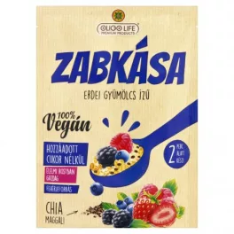 Oligolife vegán zabkása erdei gyümölcs édesítőszerekkel 65 g - bio és új hullámos étkezés