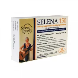Selena 150 szeléntartalmú tabletta 60 db - bio és vegán étrendkiegészítők
