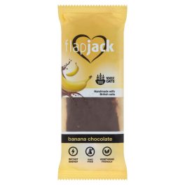 Flap Jack zabszelet banános, csokoládé ízű bevonattal 100 g - bio és új hullámos étkezés