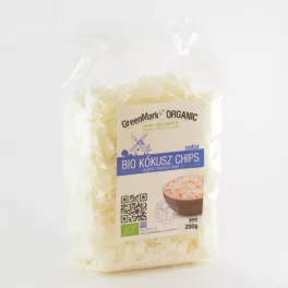 Greenmark bio kókusz chips 200 g - bio és új hullámos étkezés
