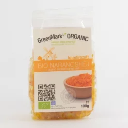 Greenmark bio kandírozott narancshéj 100 g - bio és új hullámos étkezés
