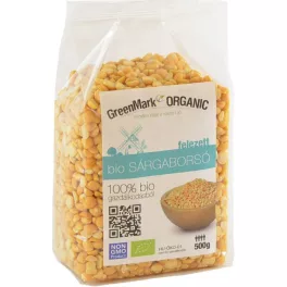Greenmark bio sárgaborsó felezett 500 g