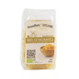 Greenmark bio kandírozott citromhéj 100 g - bio és új hullámos étkezés