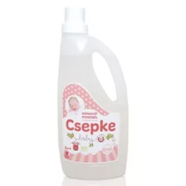 Csepke Baby mosógél babapúder illattal 3m+ 1000 ml - bio és natúr tisztítószerek
