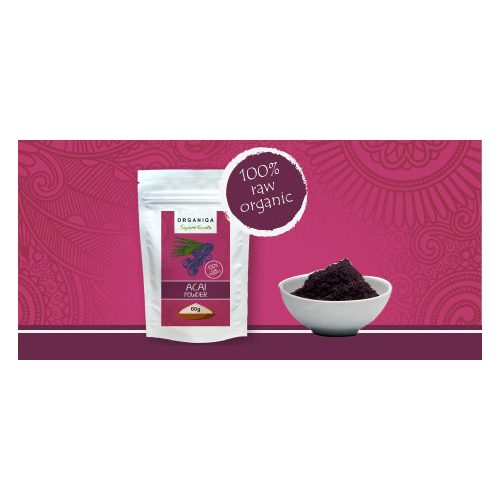 Organiqa bio acai por 100% nyers 60 g