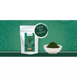 Organiqa bio spirulina por 100% nyers 125 g - bio és vegán étrendkiegészítők