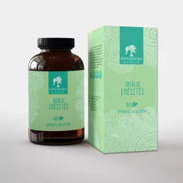 Organiqa ideális emésztés kapszula 500mg 60 db - bio és vegán étrendkiegészítők