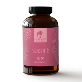 Organiqa májtisztítás kapszula 60 db - bio és vegán étrendkiegészítők