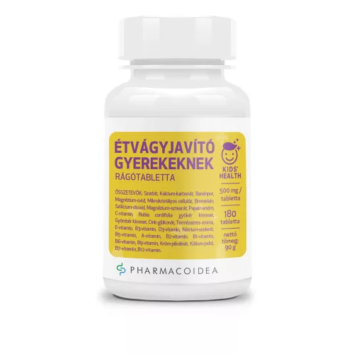 Pharmacoidea étvágyjavító kapszula gyerekeknek 180 db