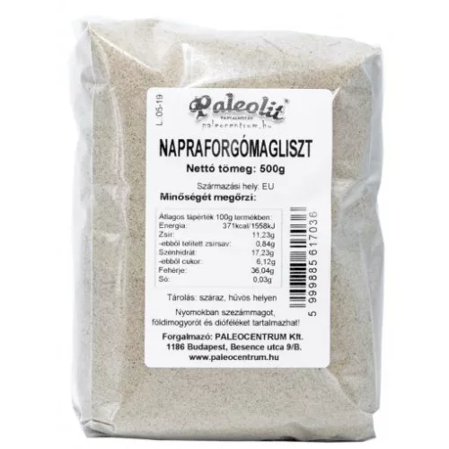 Paleolit napraforgóbél liszt 500g préselvényből