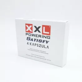 Xxl powering satisfy - erős, étrend-kiegészítő kapszula férfiaknak (4db) - bio és natúr intim együttléthez