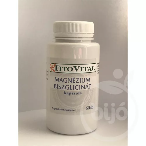 Fitovital magnézium biszglicinát kapszula 60 db - bio és vegán étrendkiegészítők
