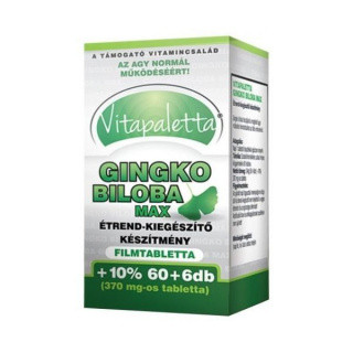 Vitapaletta gingko biloba tabletta 66 db